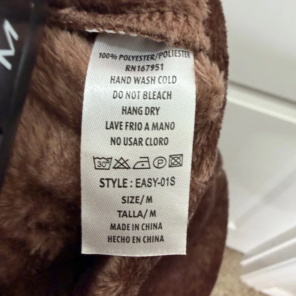 Love Poem velvety soft velour jogger set in chocolate rich brown Sz‎ Med